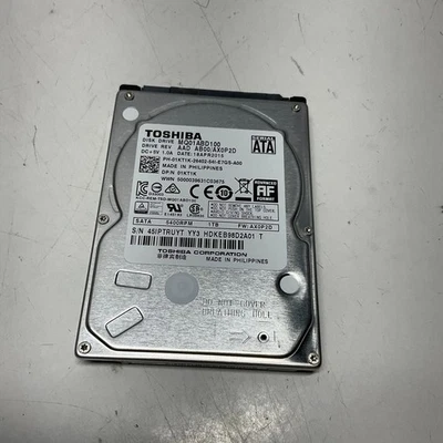 Toshiba MQ01ABD100 1TB 5400RPM 2.5" SATA Laptop Hard Drive - Tested - Image 1 of 2