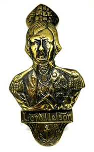 Vintage Solid Brass Lord Nelson Door Knocker 9" x 4" BEL - Picture 1 of 6