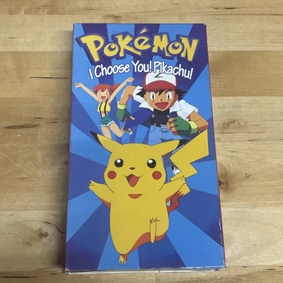 Pokemon - I Choose You! Pikachu VHS Tape Nintendo 1997 Pre Owned  - Image 1 of 4