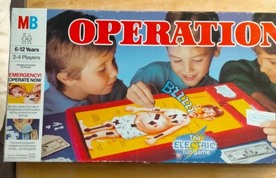 Vintage Operation Board Game tested - MB Games - Money, Cards and Pieces - Image 1 of 4