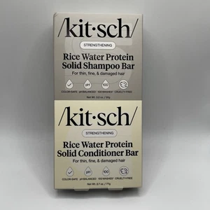 Kitsch Strengthening, Solid Shampoo And Conditioner, Rice Water, Protein - Picture 1 of 2