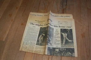 15 ottobre 1976 The Standard Star giornale completo Chambliss Yankees AL Cham HR - Foto 1 di 5