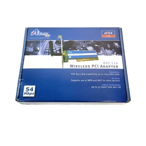 AirLink101 - Adattatore desktop PCI wireless 802.11G - AWLH3026 54Mbps NUOVO - Foto 1 di 3