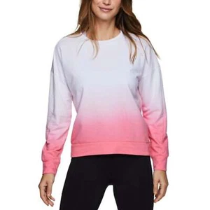 New! RBX Ombre Dip Dye Cotton French Terry Active Sweatshirt Pullover Top M,L - Picture 1 of 10