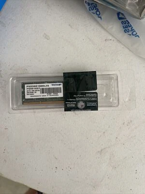 Patriot 1.35V 8GB DDR3 1600MHz PC3-12800 CL11 SODIMM Memory PSD38G1600L2S - Image 1 of 4