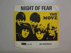 MOVE: Night Of Fear 2:14- Disturbance 2:39-U.K. 1966 Deram DM.109, w/Sweden PSL - Picture 1 of 4