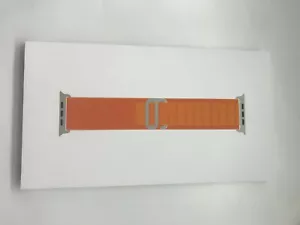 NEW in box Original Genuine Apple Watch 45MM 49mm Orange Alpine Loop Large - Picture 1 of 5