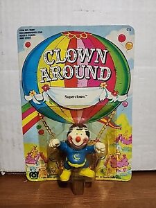 Vintage 1981 Mego Corp Clown Figure  "Superclown" Clown Around Circus Toys MOC