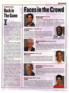 1998 VINTAGE SI FACES IN THE CROWD PAGE - RICKY CARMICHAEL MOTOCROSS PRO - Picture 1 of 1