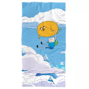 Adventure Time Beach Towel, 30"x60", Balloon Beach Towel - Picture 1 of 6
