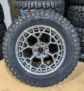 4) 20x10 Fuel FC873 Charger Gray Wheels 35" AT Tires 8x170 Ford Excursion F350 - Picture 1 of 9