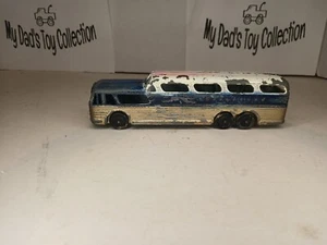 Vintage Tootsietoy 1957 Greyhound Bus Scenicruiser - 7" Metal Tootsie Toy - Picture 1 of 7