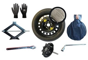 rueda de repuesto galleta 17" para Toyota corolla con gato llave y bolsa 125/70 - Imagen 1 de 4