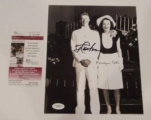 Rara Fotografía Firmada de Jimmy y Rosalynn Carter 8X10-DÍA DE BODA-JSA  - Imagen 1 de 6