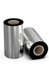 6 Wax Thermal Transfer Ribbon Zebra Printer 110mm x 450M 4.33" x 1476" Roll D5 - Picture 1 of 4