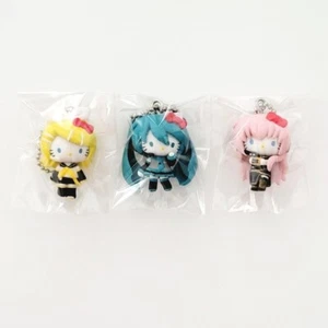 VOCALOID Hatsune Miku x Hello Kitty collaboration keychain rare item kawaii - Picture 1 of 2