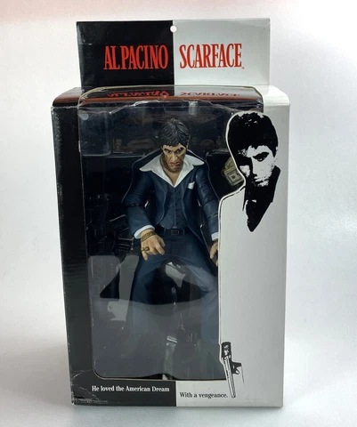 Scarface The Rise 10" Action Figure New NIB 2004 Mezco Toys Al Pacino Cover