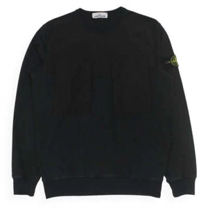 Stone Island Nylon Pocket Jumper Sweatshirt Size Small Black - Picture 1 of 4