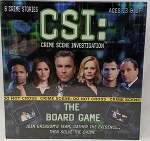 CSI Crime Scene Investigation Board game 2004 Factory Sealed - Picture 1 of 9