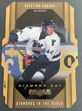 1999-00 Upper Deck Black Diamond Diamond Cut #108 Kristian Kudroc Rookie RC