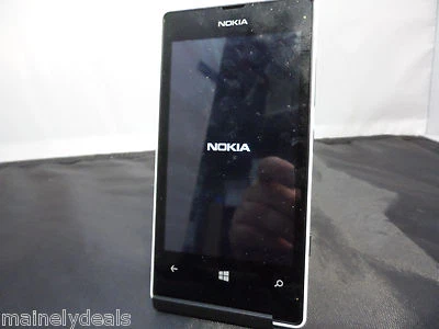 Nokia Lumia 521 White 8gb T-Mobile Unknown ESN Status Used AS-IS Tested Working - Image 1 of 3
