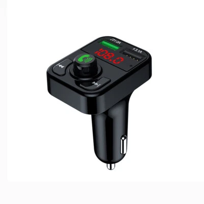 Bluetooth Wireless Car FM Transmitter Adapter 2USB + Type C Charger AUX Receiver - Image 1 of 4