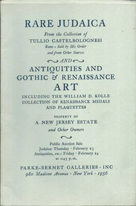 PB JUDAICA Castelbolognesi COLL ANTIQUITIES Renaissance Medals Plaquettes Cat 56 - Imagen 1 de 1