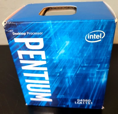 Intel Pentium Processor G4560 Dual Core 3.5 GHz Processor (BX80677G4560) *NEW* - Image 1 of 2