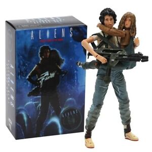 NECA Aliens 30th Anniversary Rescuing Newt Deluxe Set 7" Action Figure Toys New