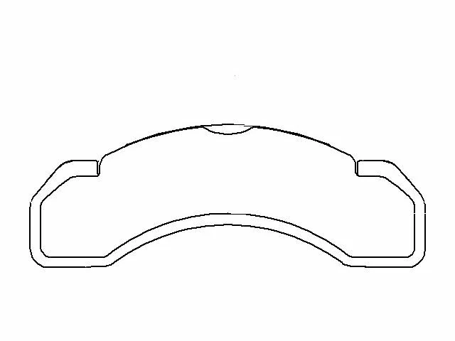 Juego de pastillas de freno de fricción de rendimiento para Freightliner MB70 1992-1994 33XNSP Foto 1 de 1