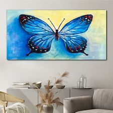 Canvas Print Painting Insect Bug Butterfly Picture Home Wall Art 140x70