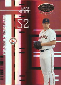 2005 (RED SOX) Leaf Certified Materials Mirror Red #89 Wade Miller /100