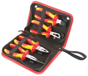 VDE 1000V, Juego de alicates aislantes 4 piezas, V83204, marca Tolsen, certificado VDE/GS - Imagen 1 de 11
