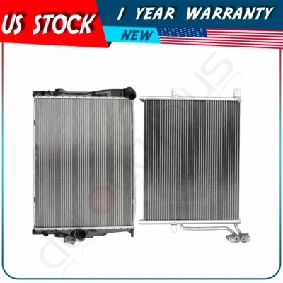 Kit de radiador y condensador de aire acondicionado para BMW 330xi 2006 3,0 L Foto 1 de 4