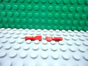 Lego mini figure 2 forchette rosse amici posate cucina NUOVO - Foto 1 di 1