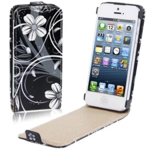Etui na telefon komórkowy Flip cienkie na telefon komórkowy iPhone 5 i 5s - Zdjęcie 1 z 4