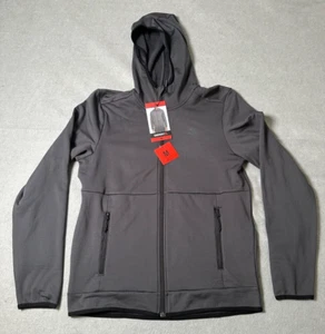 Gerry Full Zip Sweater Hoodie Mens Medium Long Sleeve Light Jacket Dark Gray - Picture 1 of 8