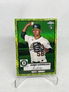 2021 Topps Chrome Platinum James Kaprielian Rookie /99 - Picture 1 of 2