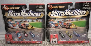 Vtg Winner's Circle Micro Machines Jeff Gordon/Dale Earnhardt Flag Series (2) - Picture 1 of 11
