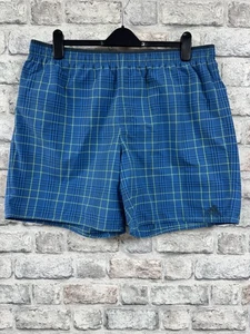 Adidas Men's Herren Bade Check Swimming Shorts - Midnight/Solar Yellow Size XL - Picture 1 of 10