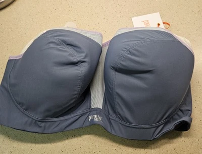 Sujetador deportivo PANACHE 5021 gris con cable 38FF NUEVO CON ETIQUETAS Foto 1 de 4