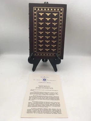 Easton Press THE BURDEN AND THE GLORY John F. Kennedy FIRST LEATHER WITH NOTES - Image 1 of 4