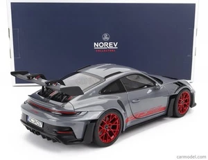 Porsche 911 GT3 RS 2022 1/18 Norev 187350 992 GT 3 Type 992 Pyrored Arctic Gray - Picture 1 of 2