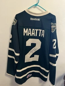 Camiseta deportiva autografiada por Olli Maatta London Knights OHL Reebok XXL 2XL - Imagen 1 de 8