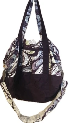 Bolso de Mano Thirty One 31 Retro Metro Weekender con Correa para el Hombro Púrpura Paisley Foto 1 de 4