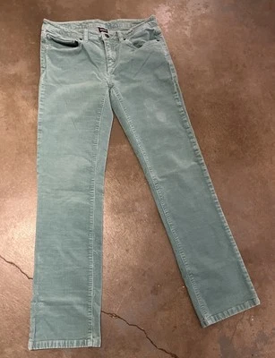Patagonia Womens Sz 28 Emerald Green Fitted Corduroy Pants - Image 1 of 4