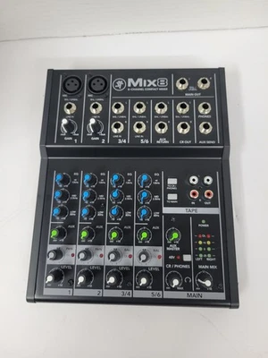 MIX8 8 channel Compact Mixer No Power Cord - Image 1 of 3