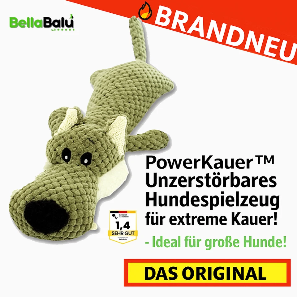 PowerKauer™ - Indestructible quality for strong biters! dog toy chew game - Image 1 of 4