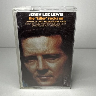 Jerry Lee Lewis - The Killer Rocks On - Audio Cassette Tape Album - 1972 Mercury - Image 1 of 4