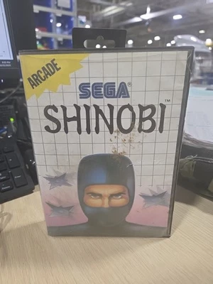 Shinobi (Sega Master System, 1988) - No Manual - Tested - Image 1 of 4